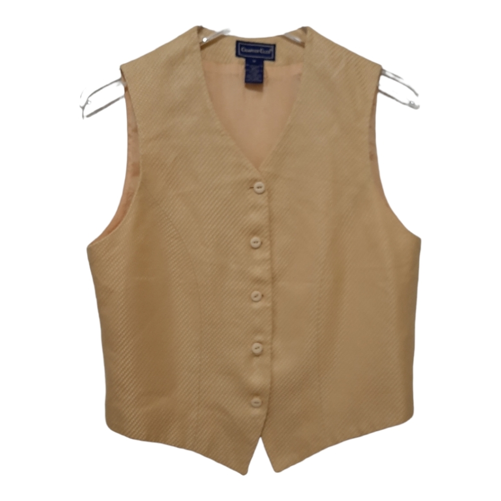 Charter Club Yellow Vest Size Medium